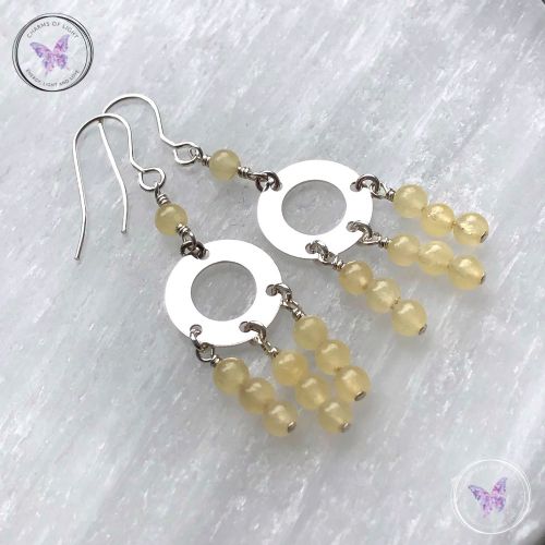 Aragonite Chandelier Earrings